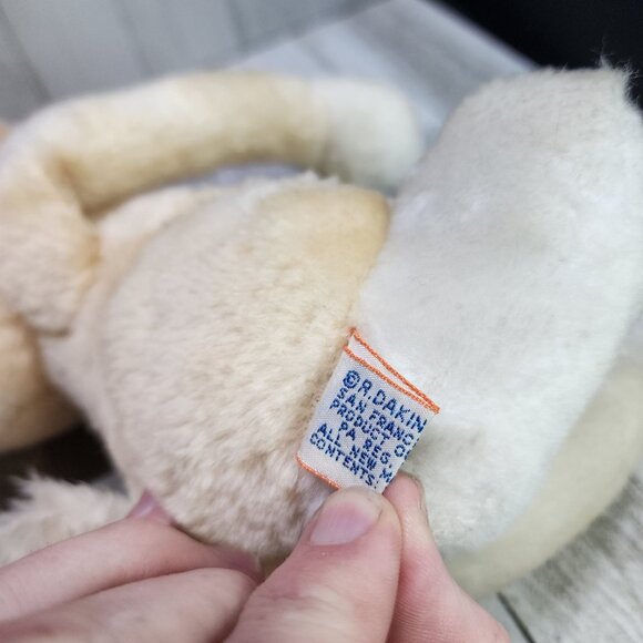 Vintage Dakin Bunny Rabbit Easter Plush Stuffed Animal 9'' Soft Toy - Picture 9 of 11